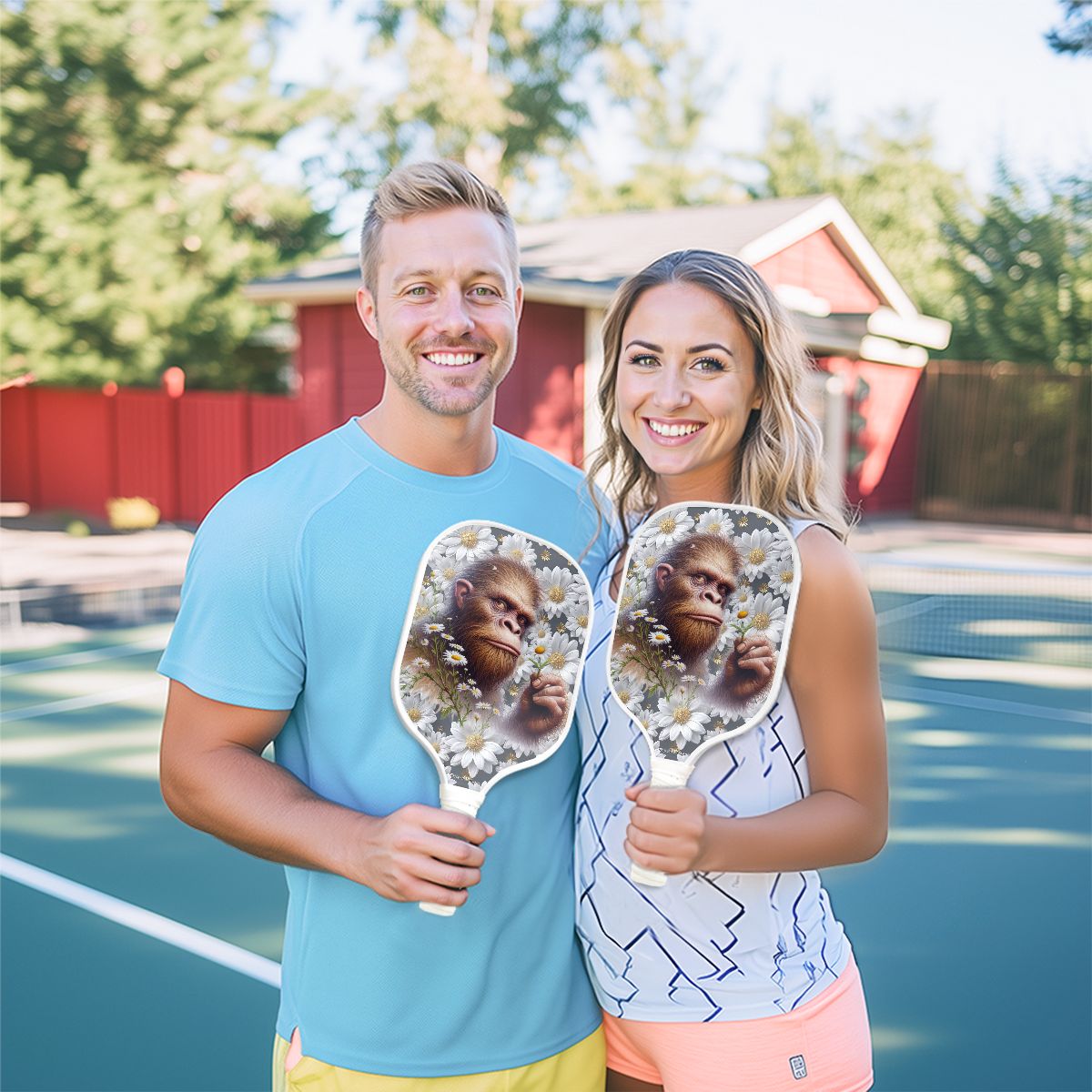 Daisy Sasquatch Bigfoot 1 Pickleball Paddle