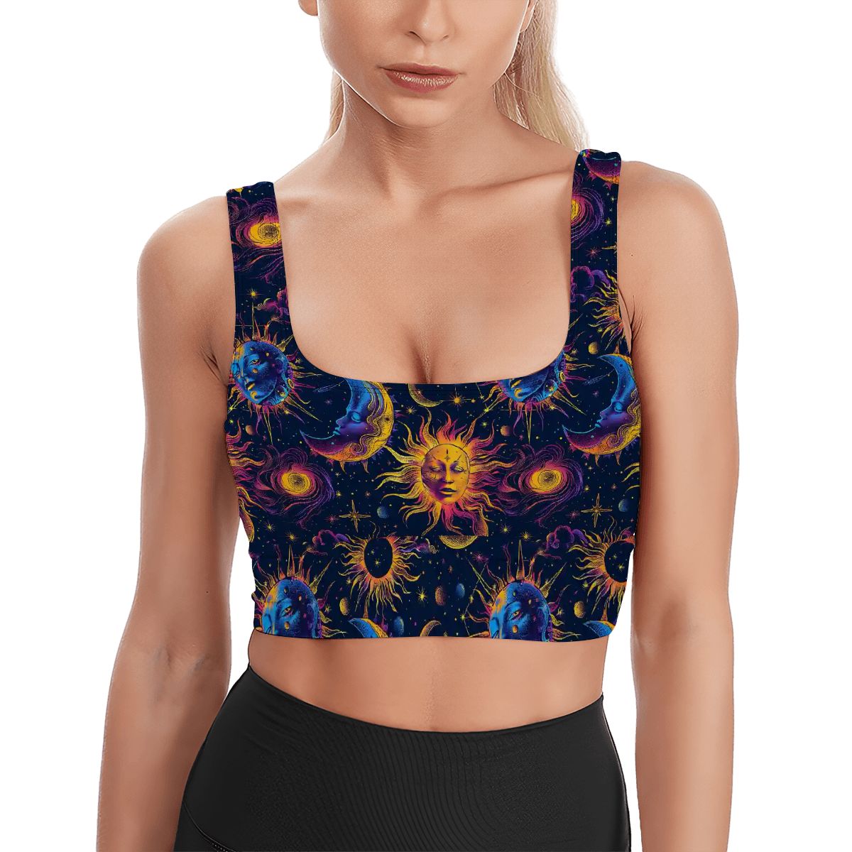 Astronomy Design, Traditional Sports Bra, Yoga Top