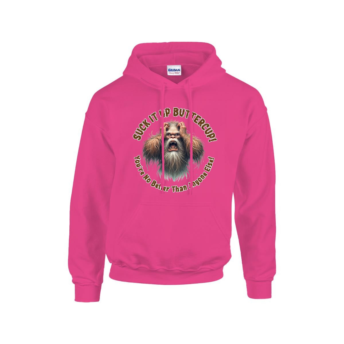 Sasquatch, Bigfoot Design, Gildan 18500 Poly-Cotton Hoodie