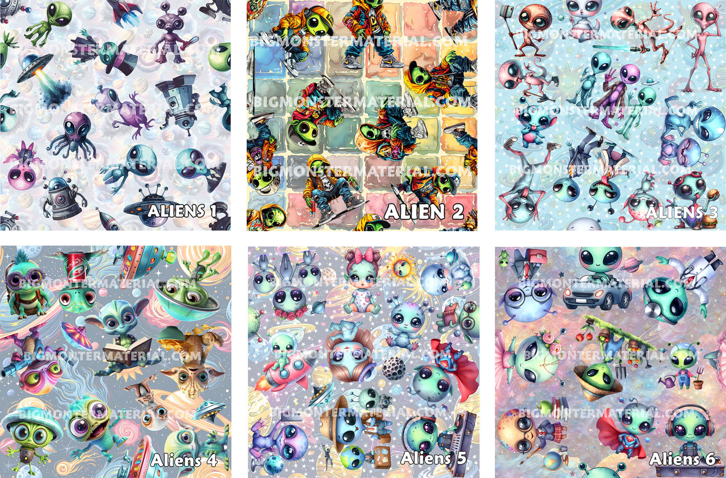 6 Alien Designs, Kids Slip On Canvas Sneakers, Slip On Shoes, No Touch Shoes