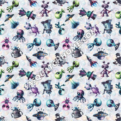 Alien Cotton Fabric 2