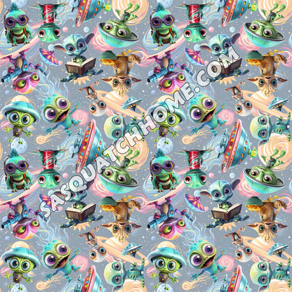 Alien Cotton Fabric 4