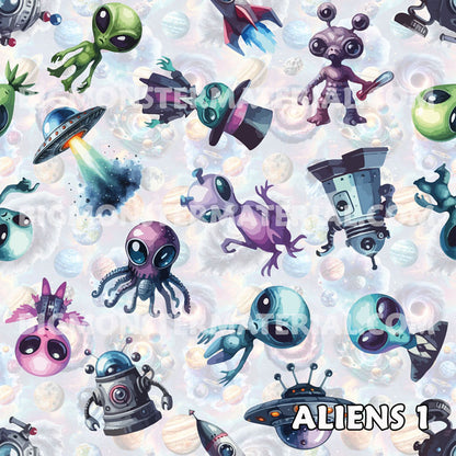 6 Alien Designs, Sexy Women's Thong Underwear