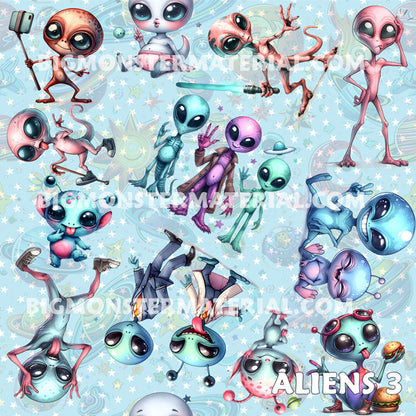 6 Alien Designs, Flannel Hooded bathrobe