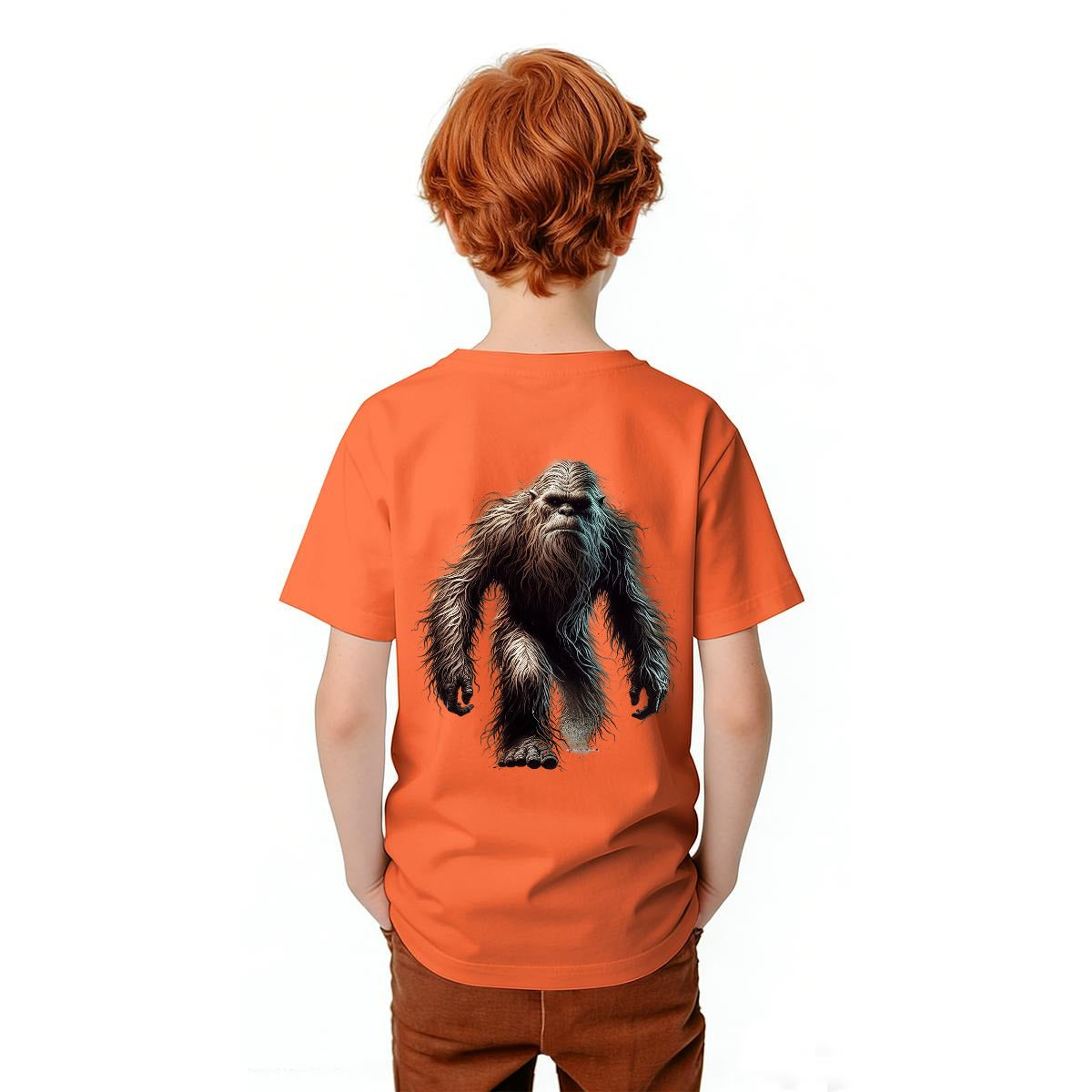 Bigfoot Sasquatch Designs, Kid’s Double Sided Gildan 5000B T Shirt
