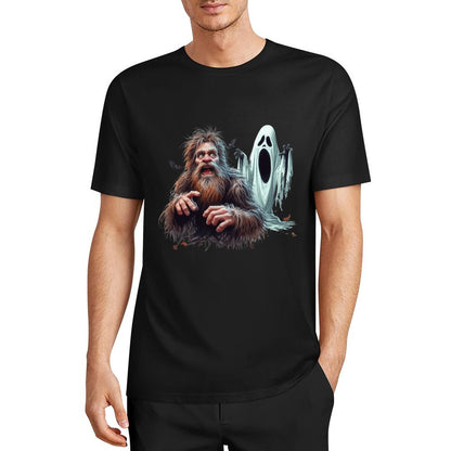 Bigfoot - Sasquatch Halloween Short Sleeve Cotton T-Shirt