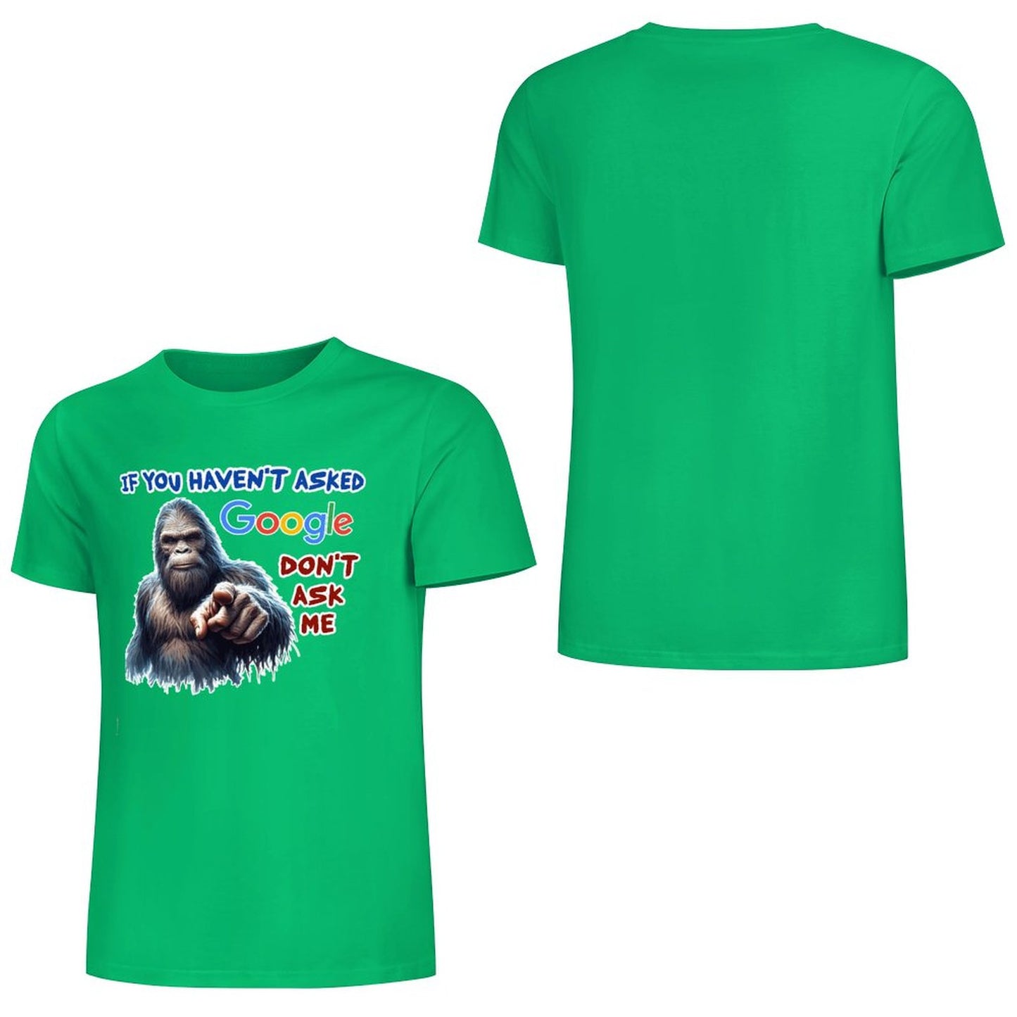 DTF 160gsm Cotton Men's Short Sleeve T-shirt (Front Printing)