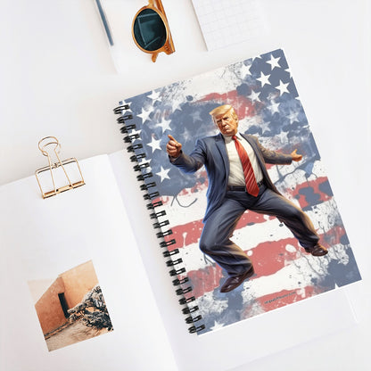 Dancing Donald Trump Spiral Notebook