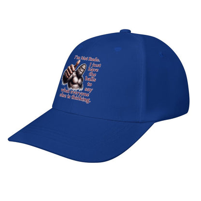 Bigfoot / Sasquatch “I'm not rude..", Baseball Cap – 8 Colors