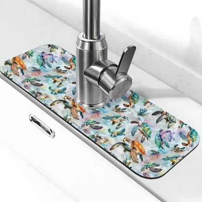 10 Animal Designs, Faucet Mat
