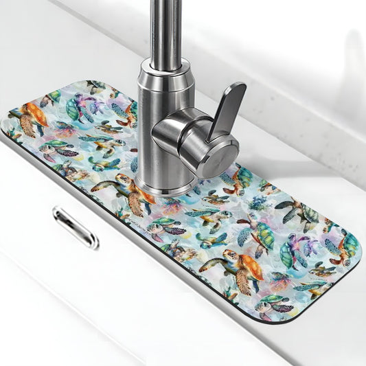10 Animal Designs, Faucet Mat