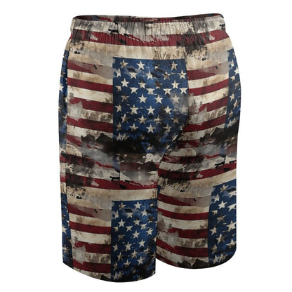 Patriot Bigfoot, Sasquatch, Children’s Beach Pants, Swim Shorts