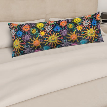 Child Crayon Sunshine, Long Body Pillow Case
