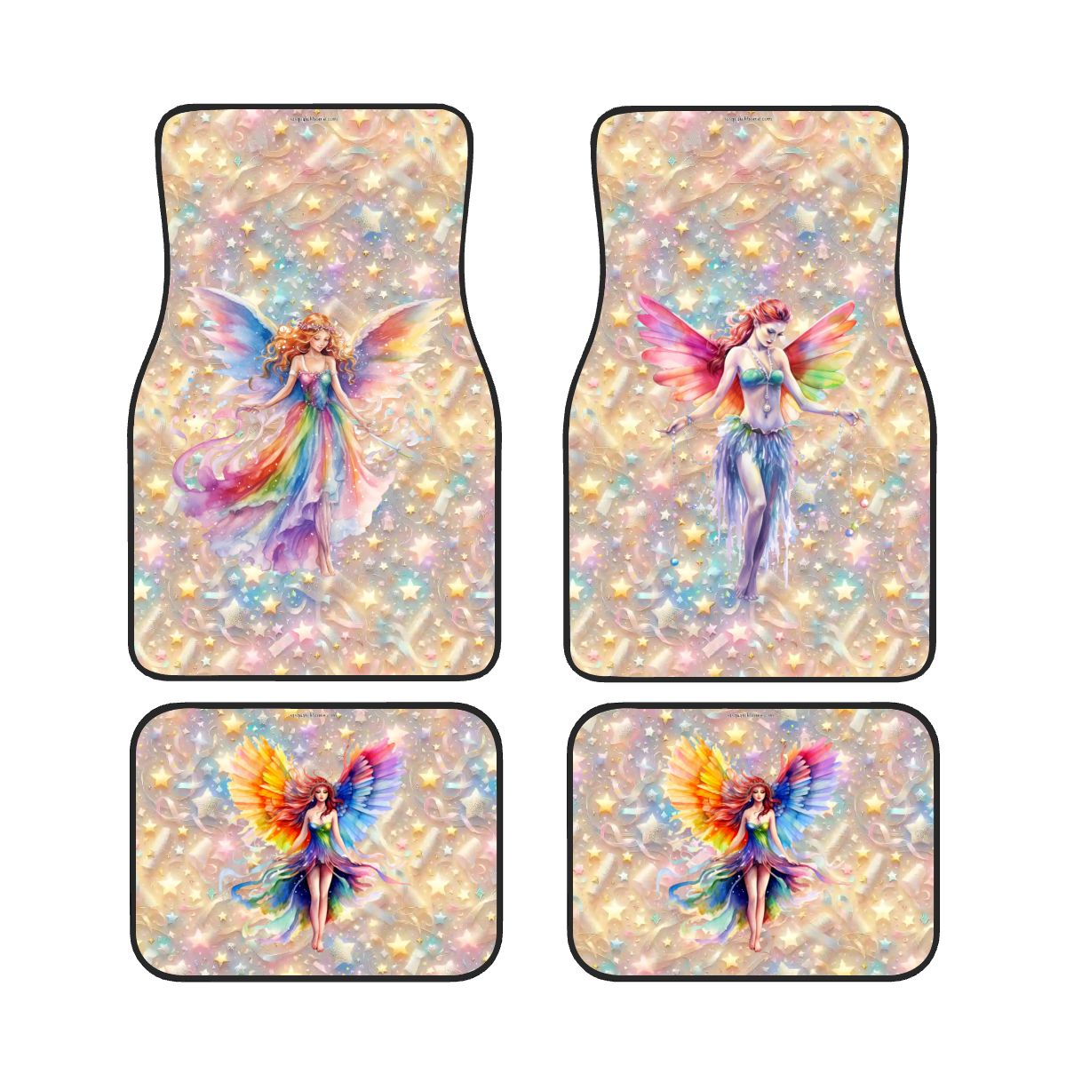 Rainbow Fairies, 4 Piece Auto Floor Mats