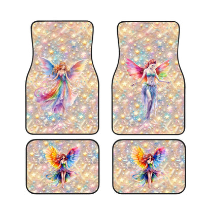 Rainbow Fairies, 4 Piece Auto Floor Mats