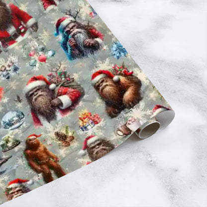 20 Bigfoot / Sasquatch Designs, 3 Pack Gift Wrapping Paper Sheets