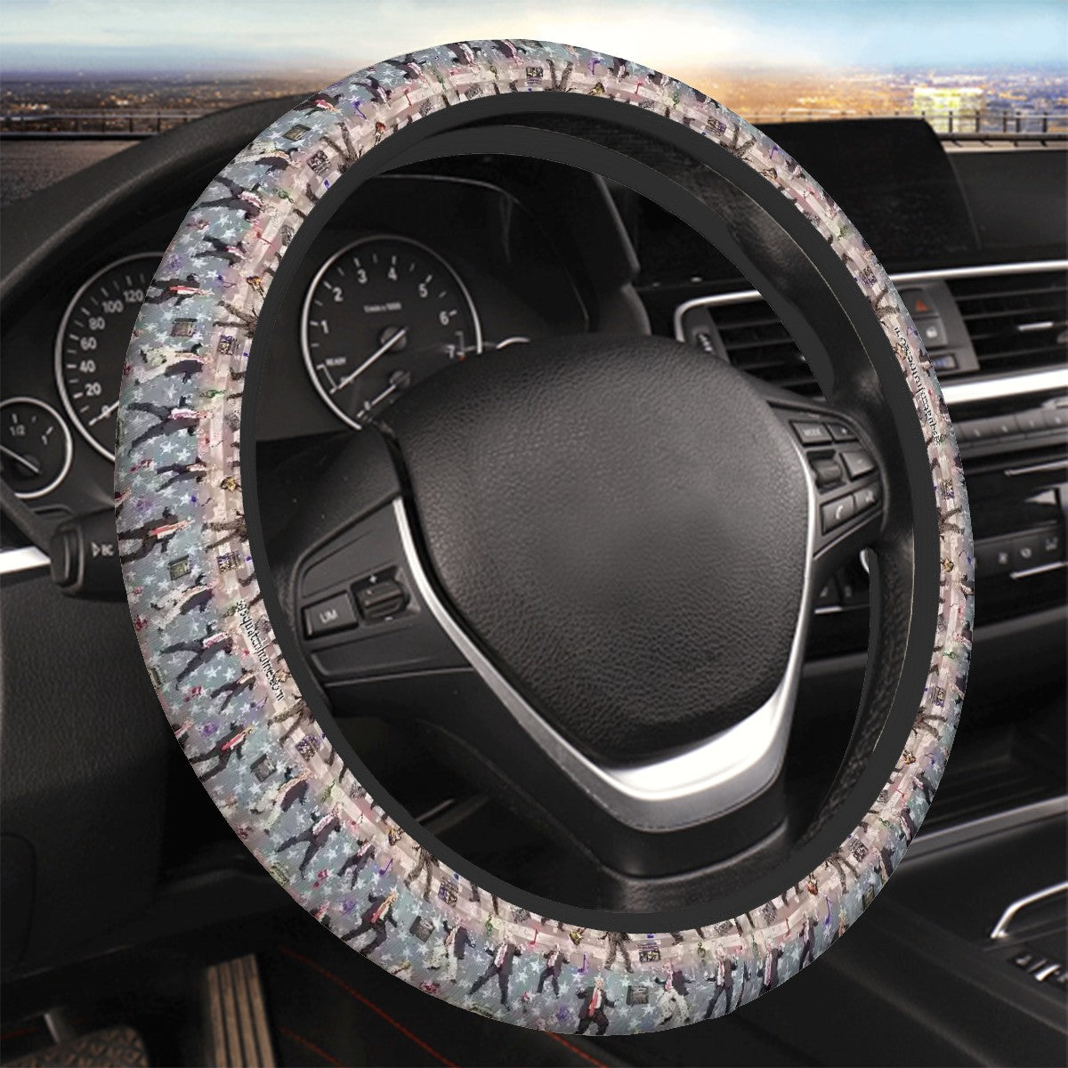 20 Donald Trump Designs, Rugged Auto Steering Wheel Cover - 15"