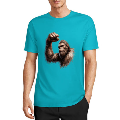 Bigfoot - Sasquatch Big Muscle Short Sleeve Cotton T-Shirt