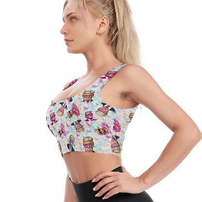 20 Donald Trump Designs, Traditional Sports Bra, Yoga Top