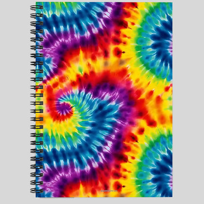 Tie Dye Themes Spiral Notebook, tie dye, notebook, spiral notebook