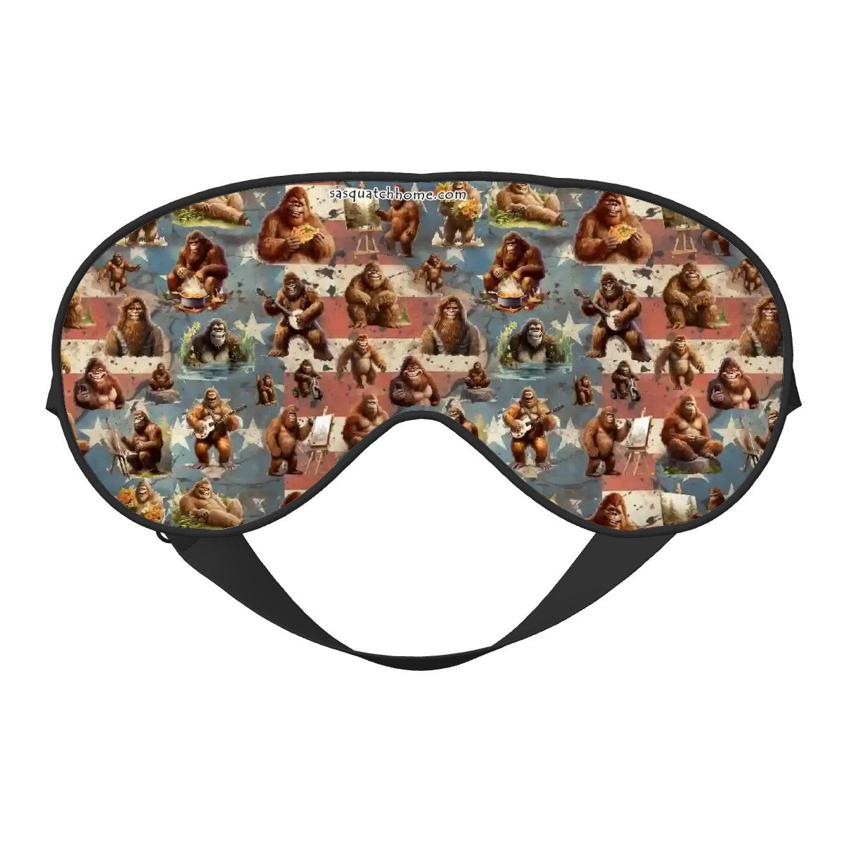Summer Sasquatch Soft Eye Polyester Eye Mask Light Blocker