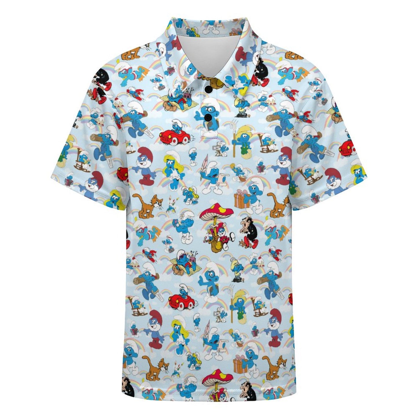 10 Misc Designs, Kids Button Down Polo Shirt