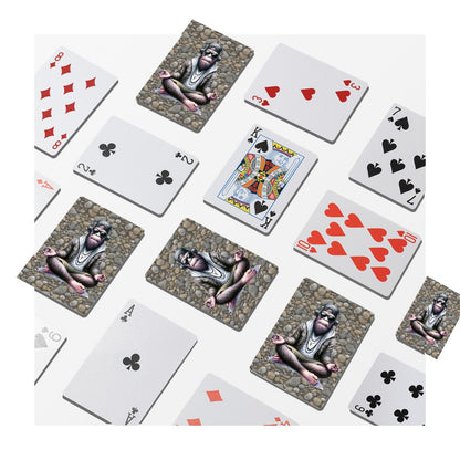 Bigfoot, Sasquatch Yoga, Poker Playing Cards