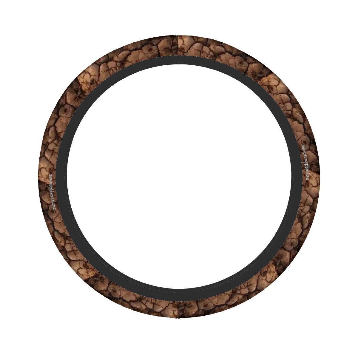 Parched Soil, Rugged Auto Steering Wheel Cover - 15"