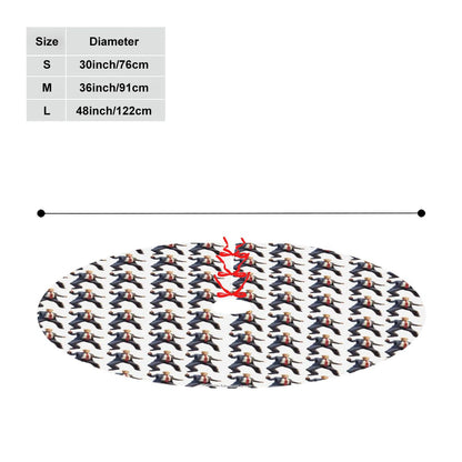 20 Donald Trump Designs, Plush Christmas Tree Skirt – 3 Sizes