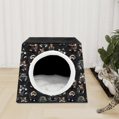 Kitty Cat Design 1, Capsule Pet Bed