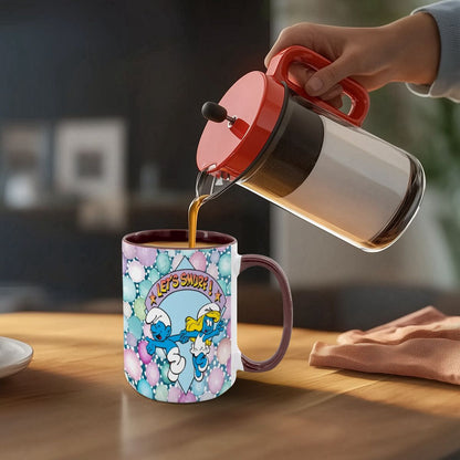Smurf, Large 15 Ounce Colorful Mugs – Made In USA