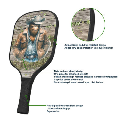 Cowboy Bigfoot Pickleball Paddle