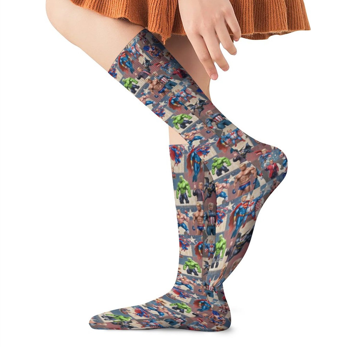 20 Donald Trump Designs, 15.5 Inch Tube Socks