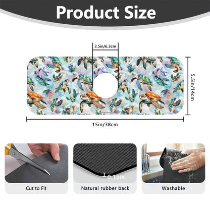 10 Animal Designs, Faucet Mat