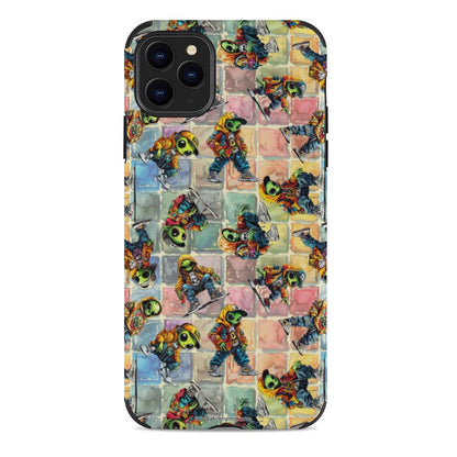 6 Alien Designs, Microfiber iPhone 11 Cases