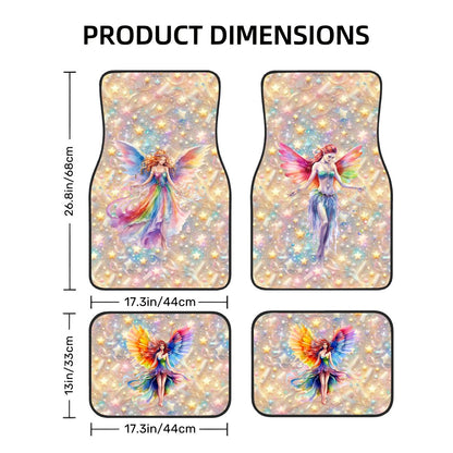 Rainbow Fairies, 4 Piece Auto Floor Mats