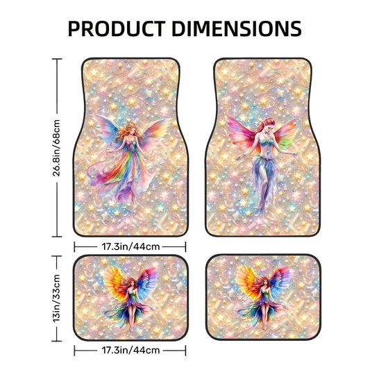 Rainbow Fairies, 4 Piece Auto Floor Mats