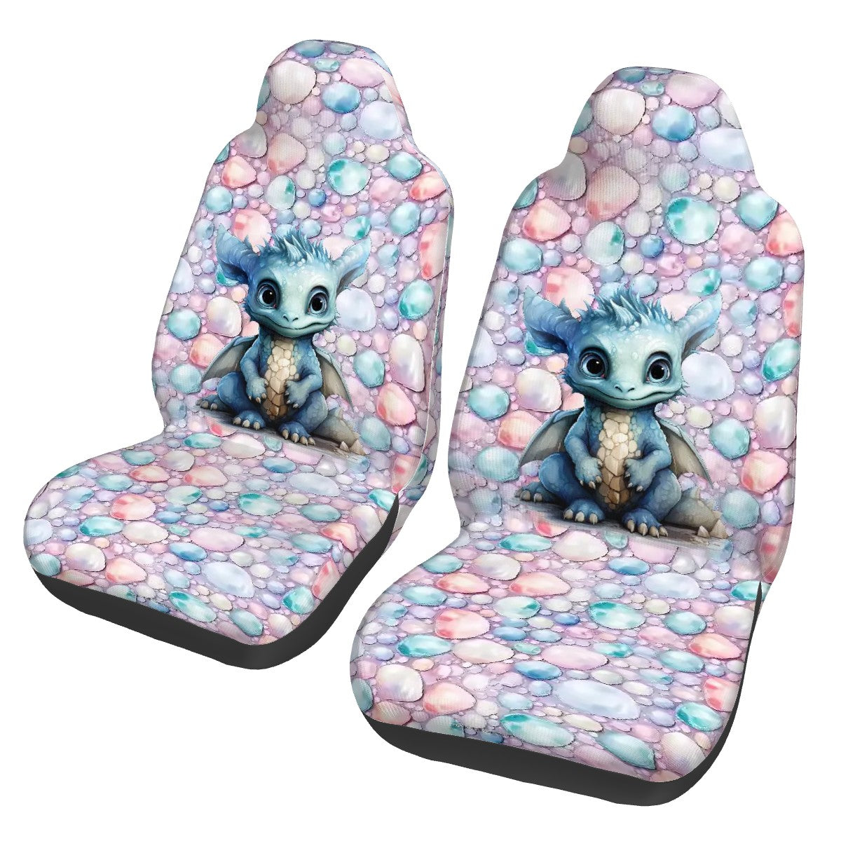 Baby Dragon, Set of 2 Front Auto Seat Cover