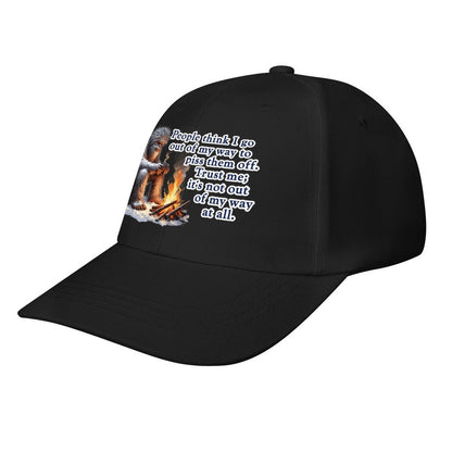 Sasquatch, Bigfoot, "Some people think..", Baseball Cap – 8 Colors