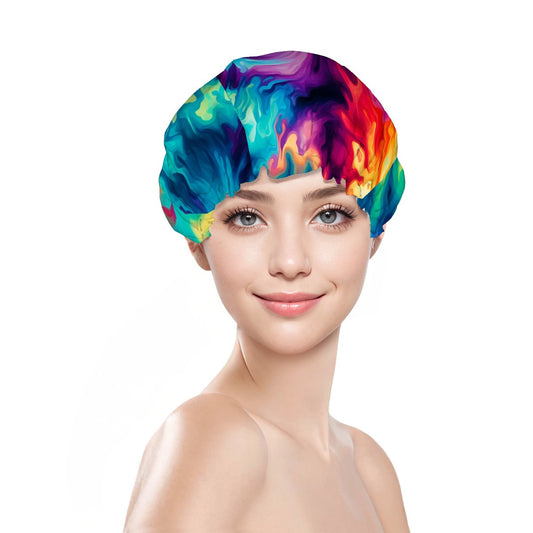 Hippie Man & Hippie Van, Reusable Shower Cap