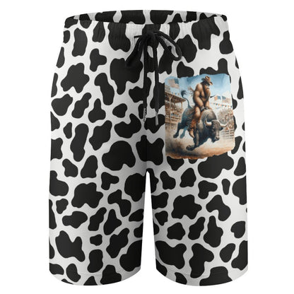 Cowboy Bigfoot, Sasquatch, Children’s Beach Pants, Swim Shorts