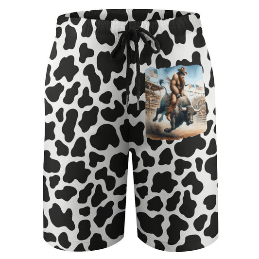 Cowboy Bigfoot, Sasquatch, Children’s Beach Pants, Swim Shorts