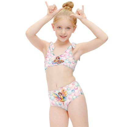 Rainbow Fairy, Girl bikini swimsuits, Girl two piece swimsuit