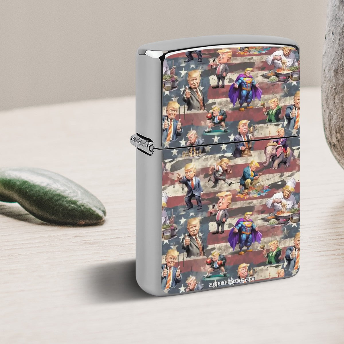 20 Donald Trump Designs, Metal Lighter Case