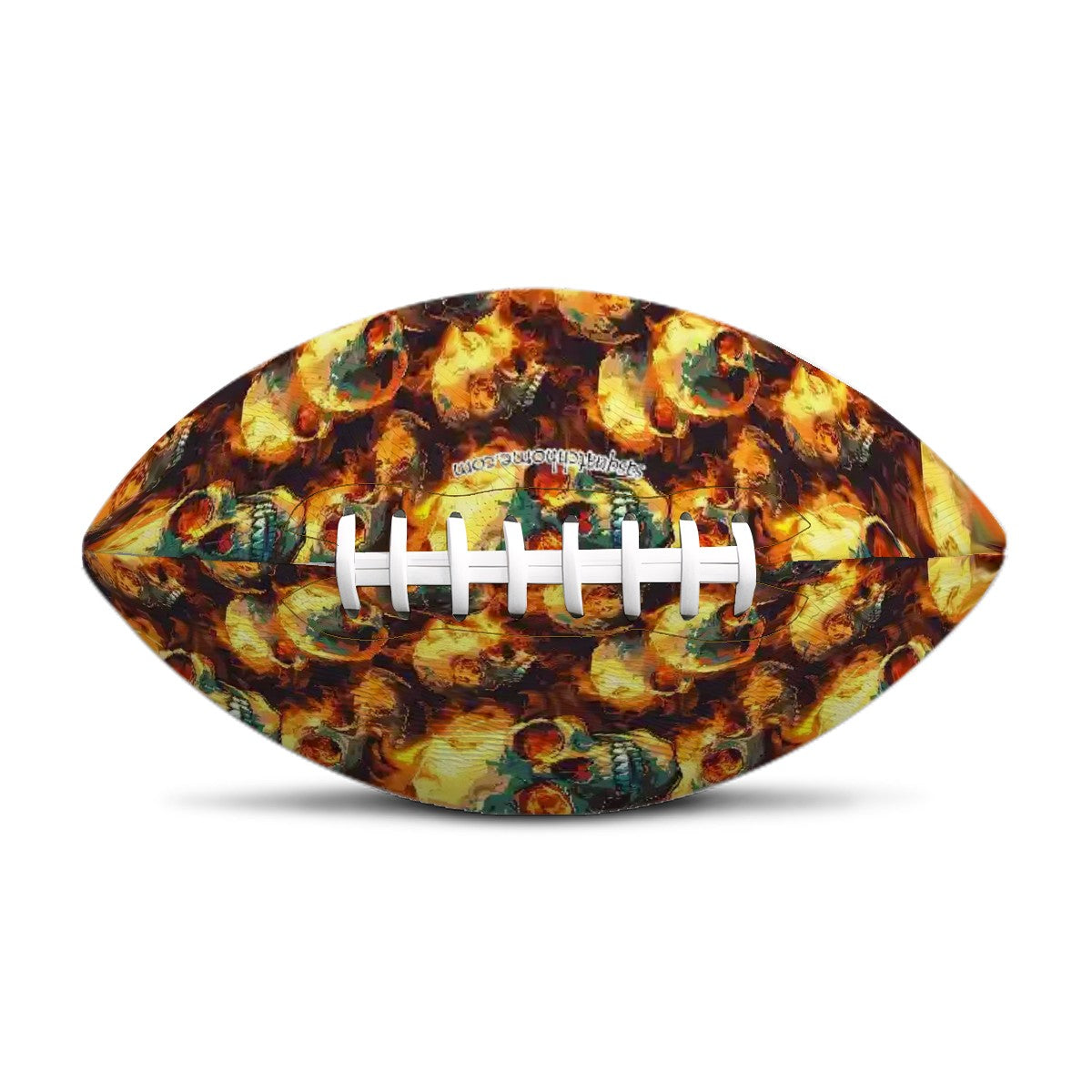 Flaming Skulls, Leather Rugby / Football