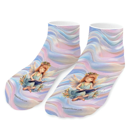 Fairy, 8” Poly Ankle Socks