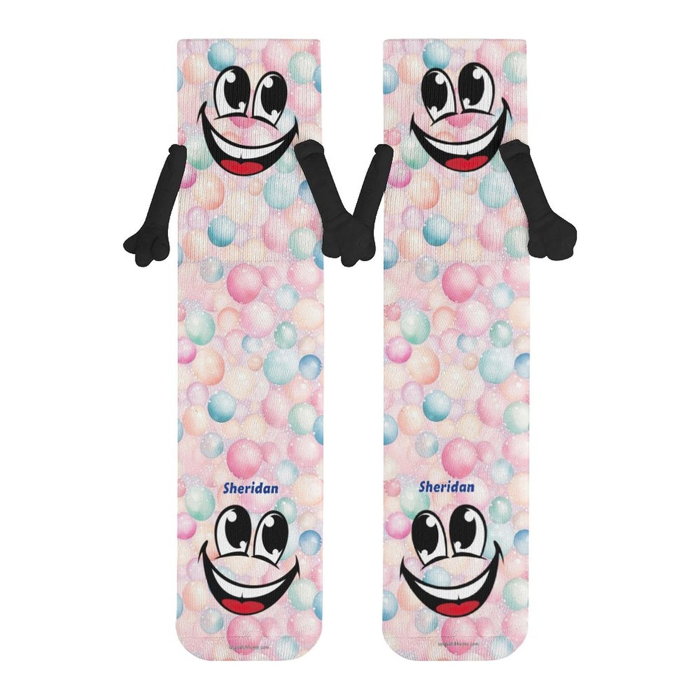 Magnetic Holding Hands Funny Socks – PERSONALIZE FREE