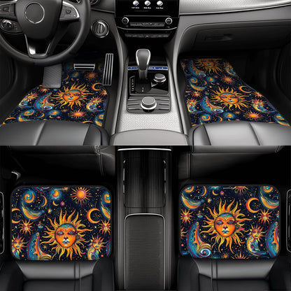 Astrology Designs, 4 Piece Auto Floor Mats
