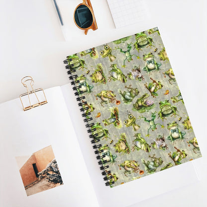 Animal Themed Spiral Notebooks, dogs, cats, turtles, elephants, frogs + more