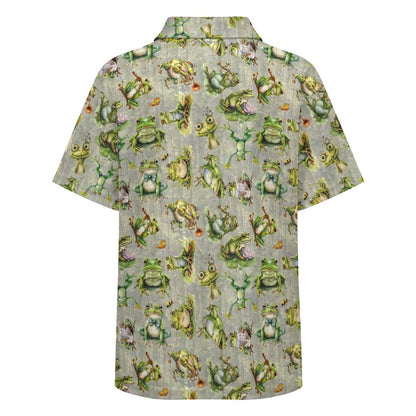 10 Animal Designs, Kids Button Down Polo Shirt